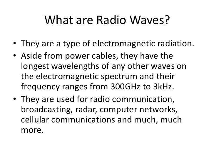Radio waves