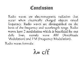 Conclusion




 λ
 