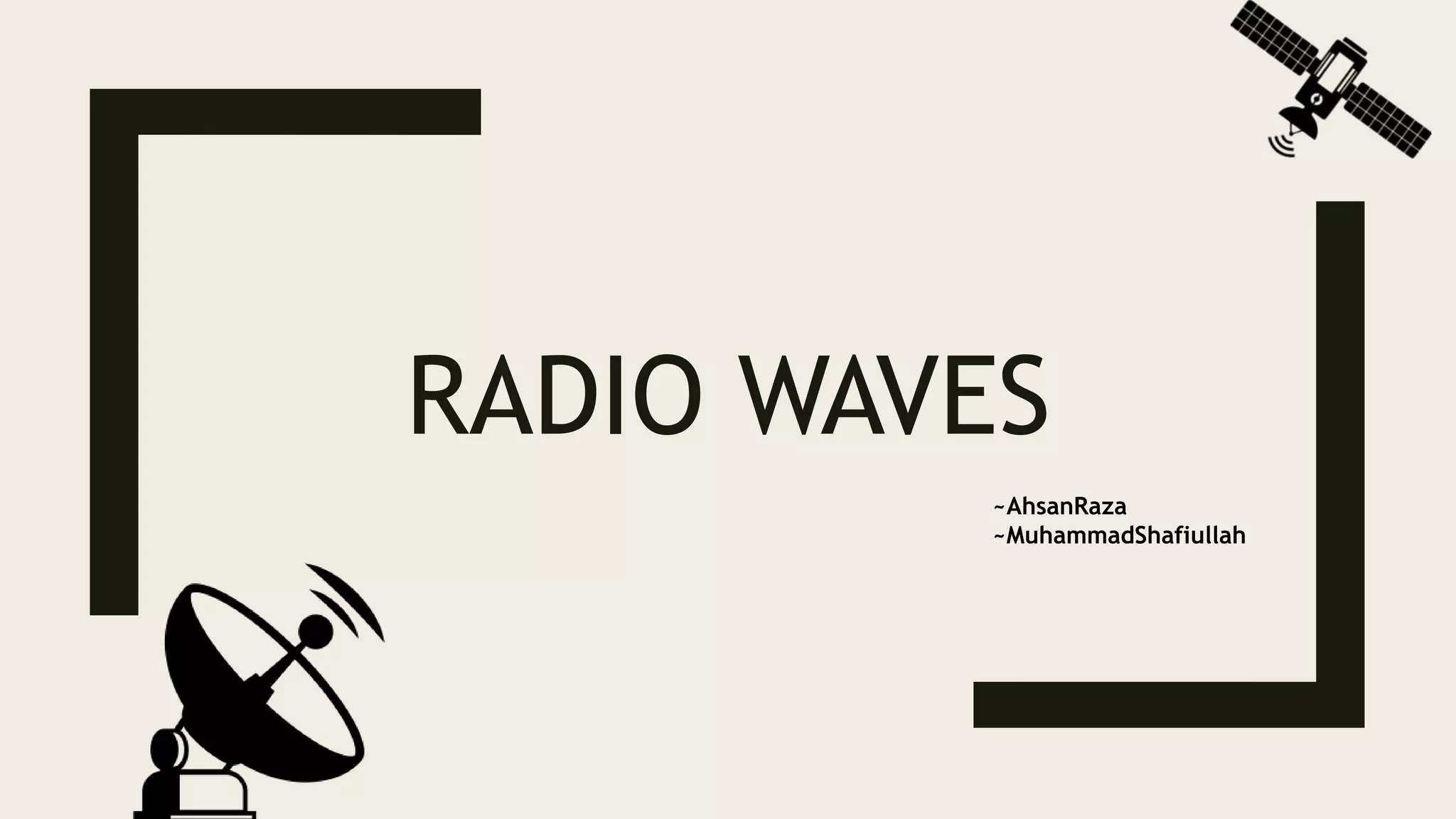 Radio Waves In Computer Communication PPT