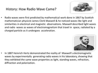 Radio waves and propagation and astronomy | PPTX