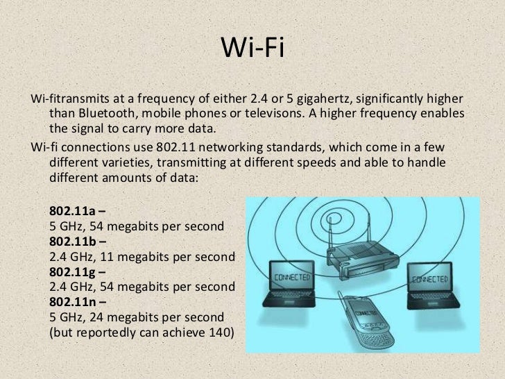 Radio waves used in media technology