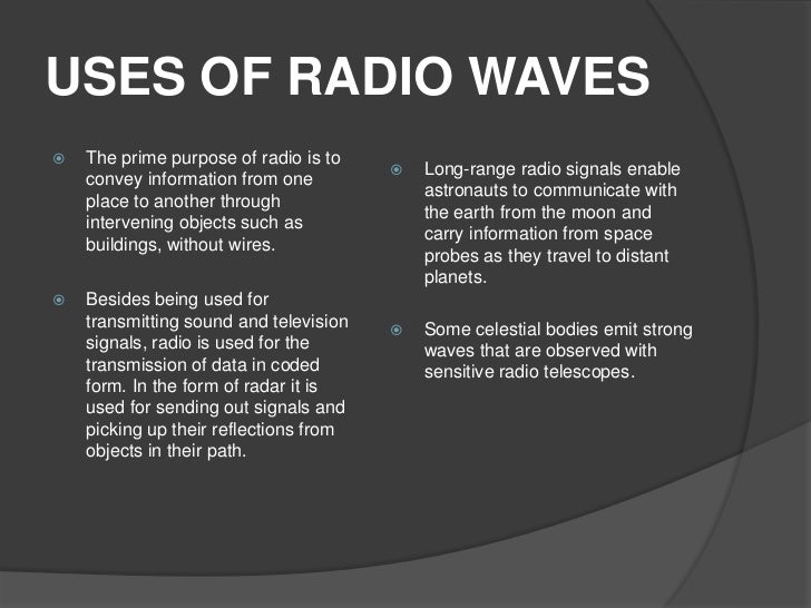 Individual Radio Waves Presentation