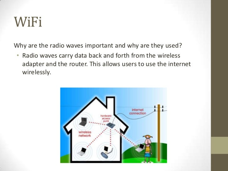 Radio waves used in media technology