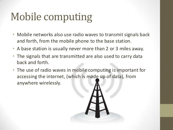 Radio waves used in media technology