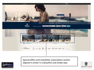 Special offers and newsletter subscription section
aligned in center in a beautiful and simple way.
 