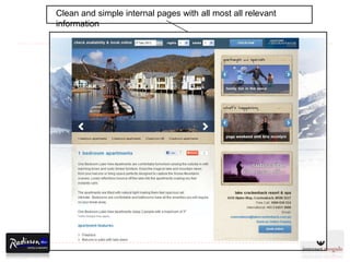 Clean and simple internal pages with all most all relevant
information
 