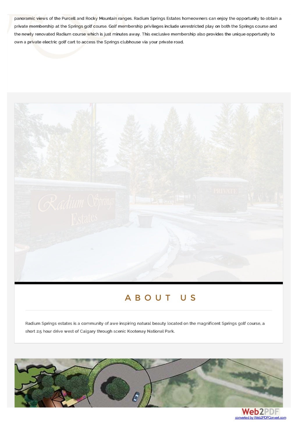 Radium hot springs real estate