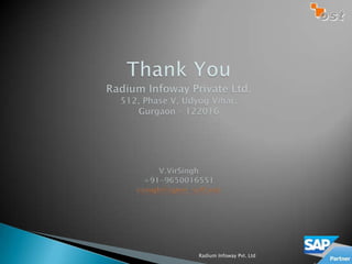 Radium Infoway Pvt. Ltd   13
 