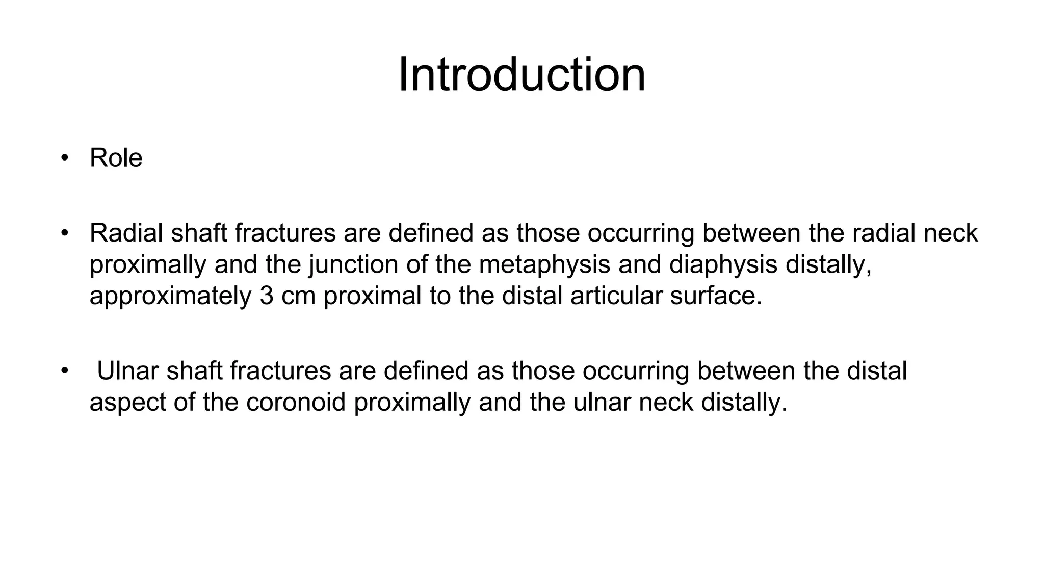 Radius and ulnar shaft fx | PPTX