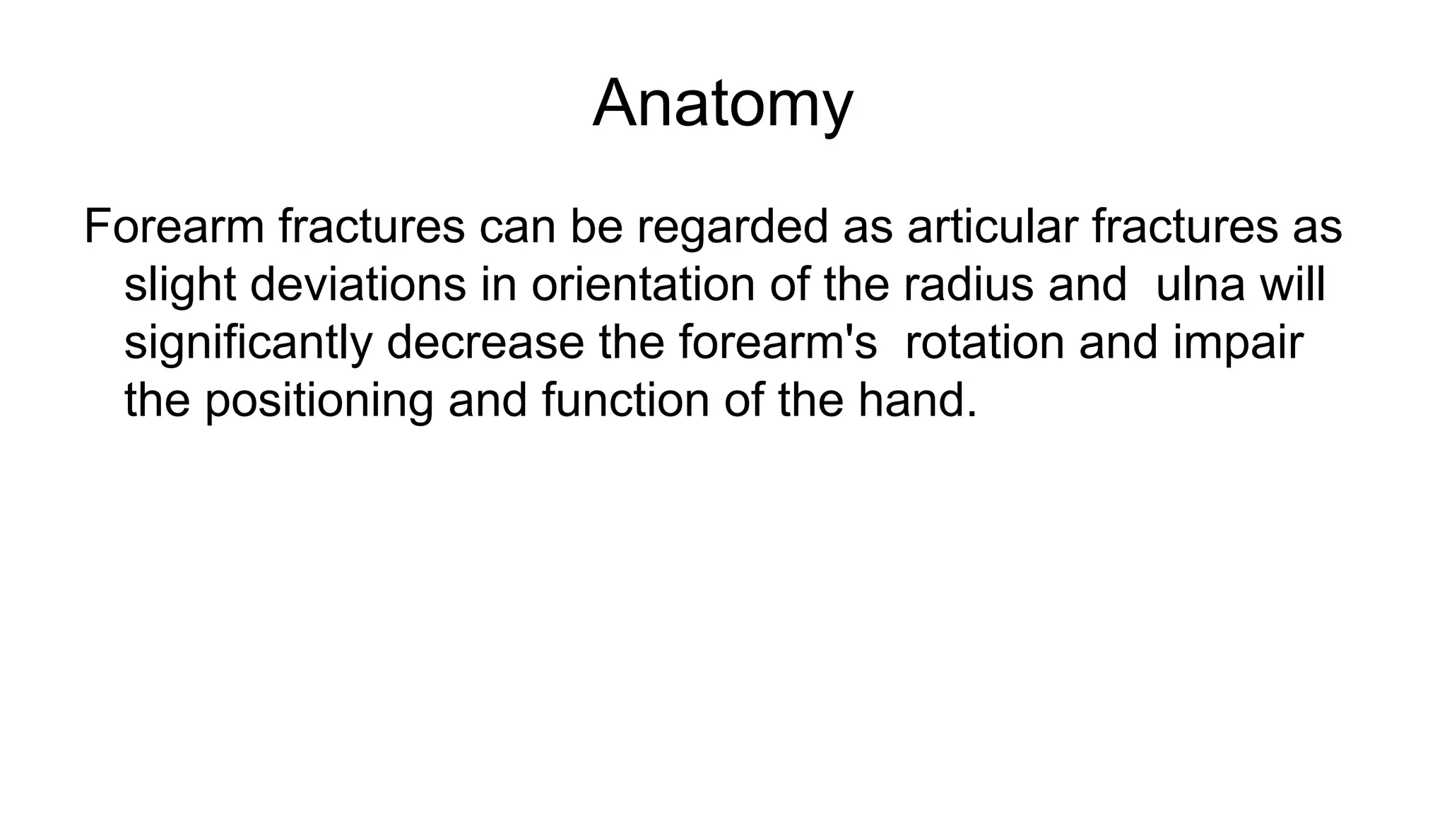 Radius and ulnar shaft fx | PPTX