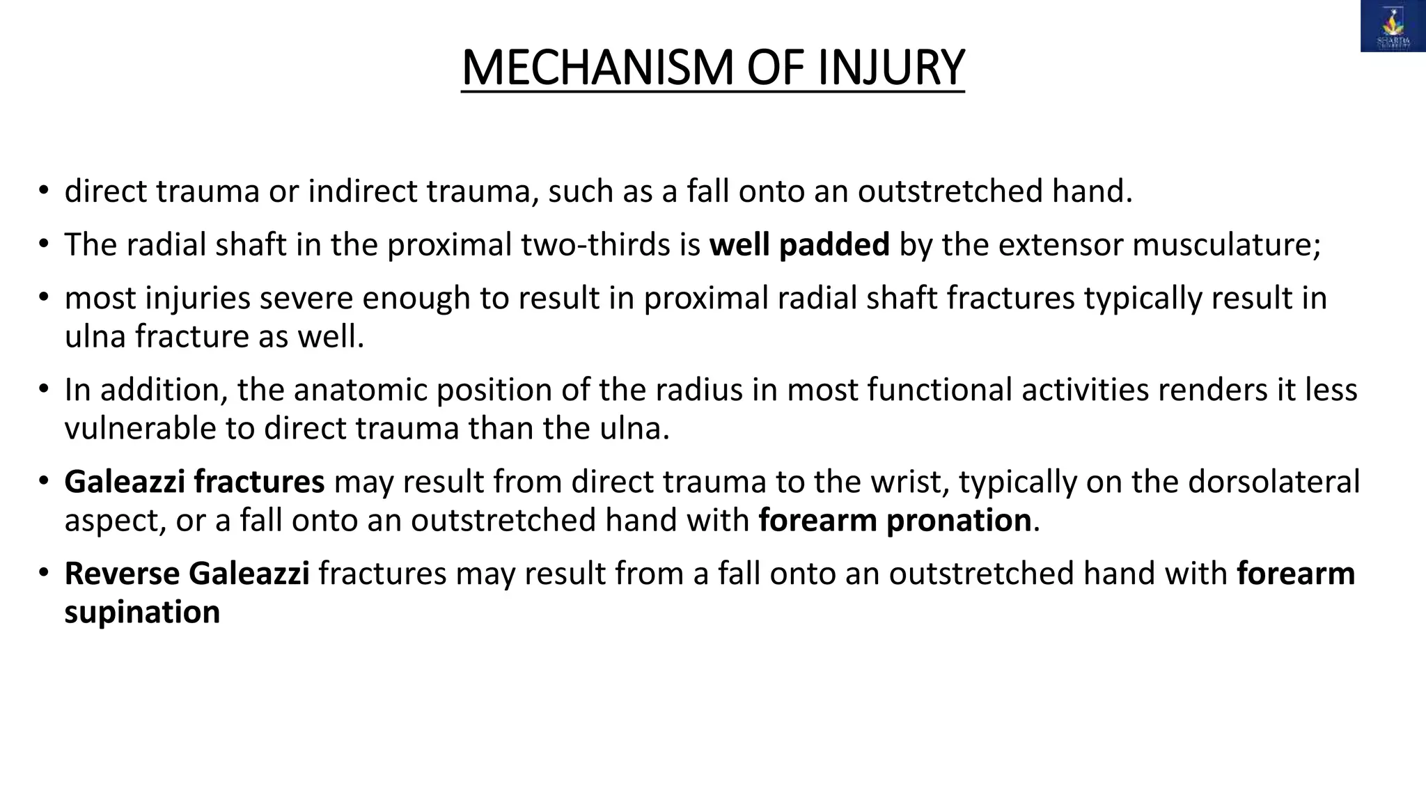 Radius and Ulna Shaft Fracture | PPTX
