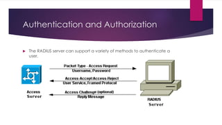 Radius server,PAP and CHAP Protocols | PPTX
