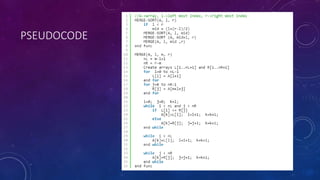 PSEUDOCODE
 