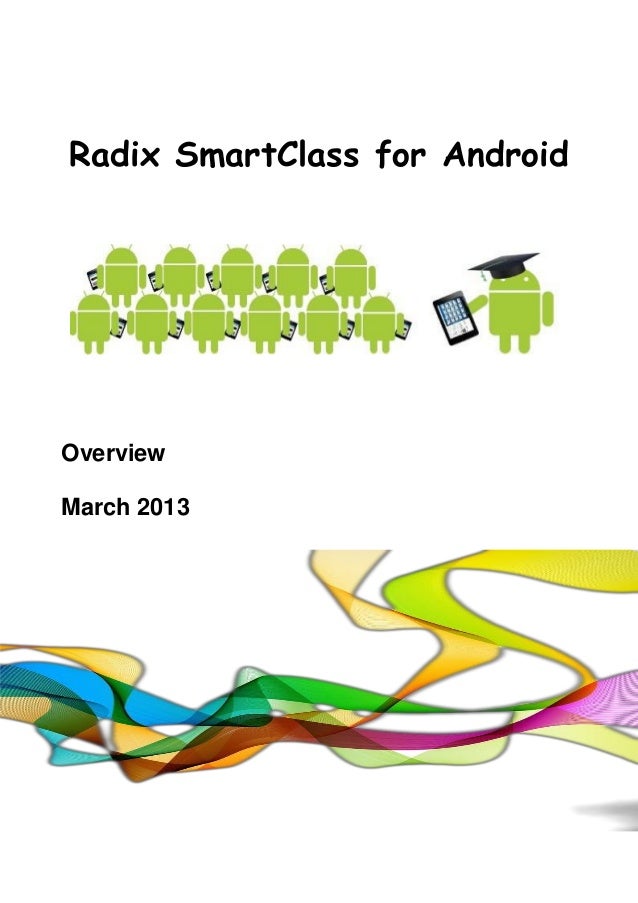 Radix smart classTablet Classroom Management Software