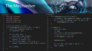 Radix Sort - Sorting Algorithm Powerpoint | PPTX
