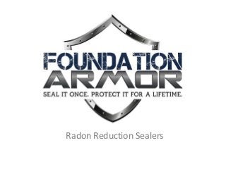 Radon Reduction Sealers

 