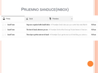 PRIJEMNO SANDUCE(INBOX) 
 