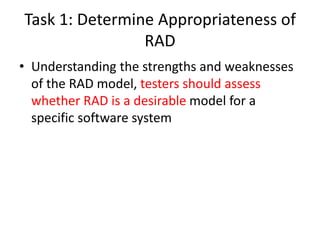 Rad Development Model Disadvantages Rapid Application Development(RAD) model | PPTX