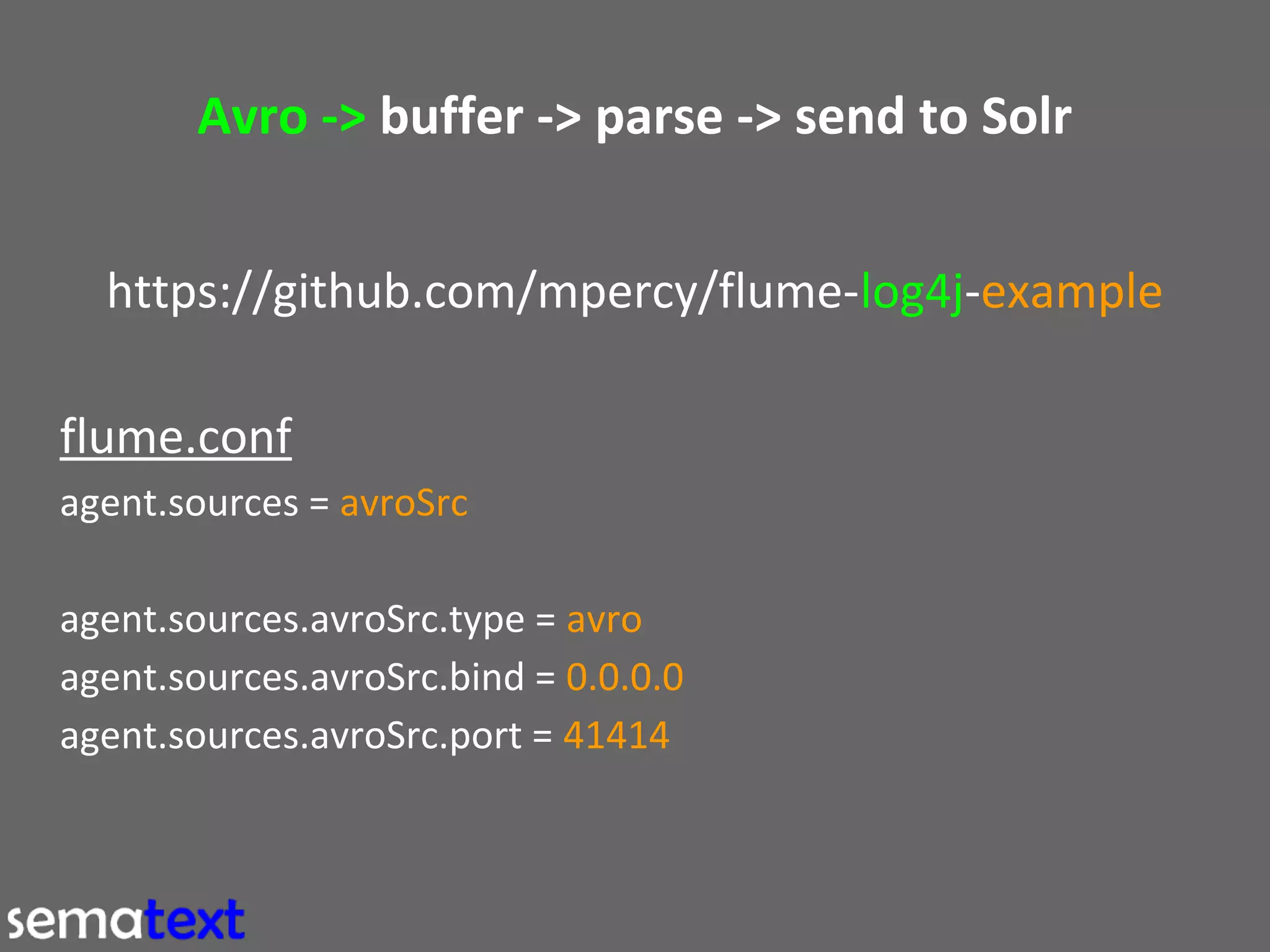 Using Solr to Search and Analyze Logs 