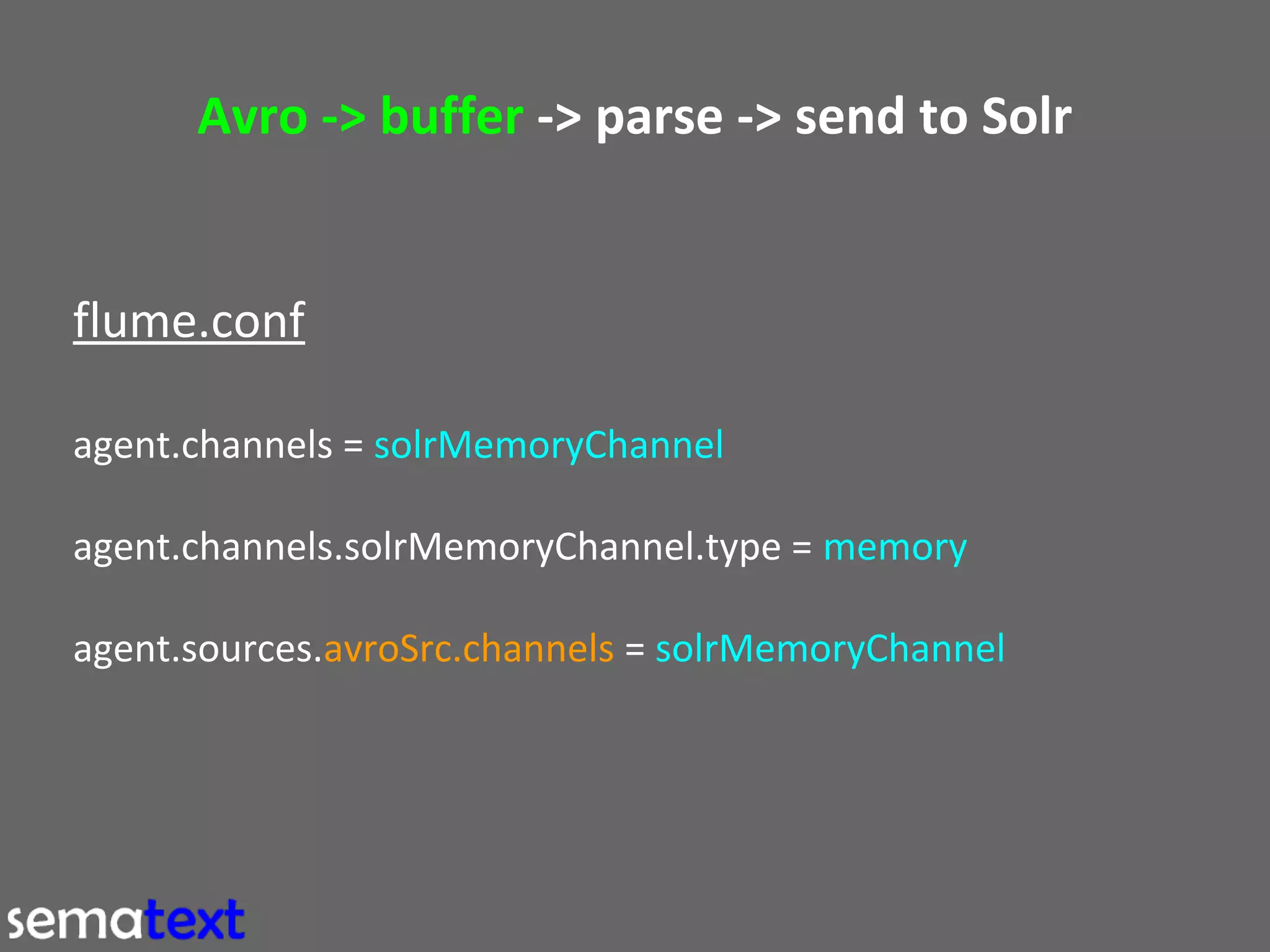 Using Solr to Search and Analyze Logs 
