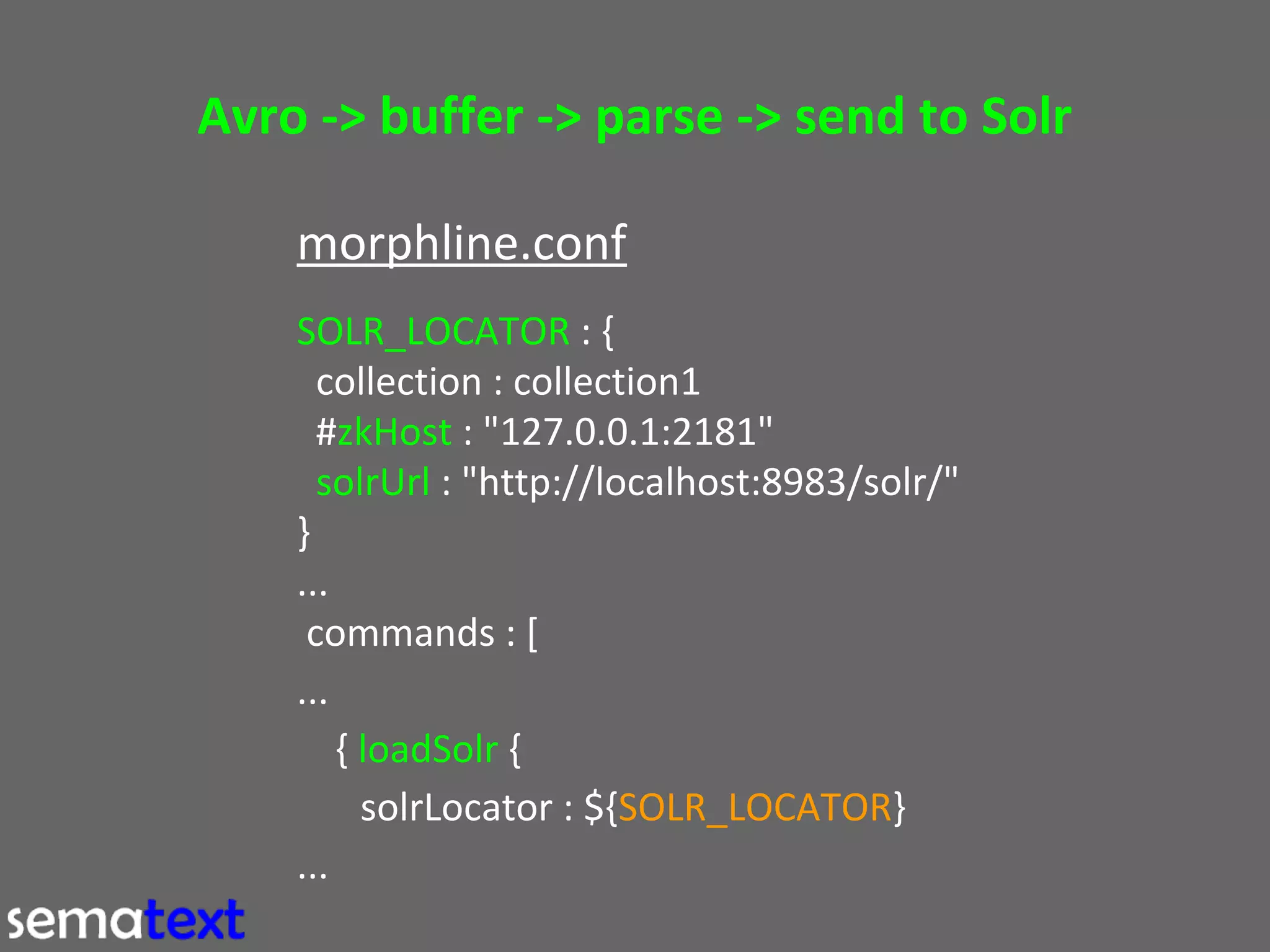 Using Solr to Search and Analyze Logs 