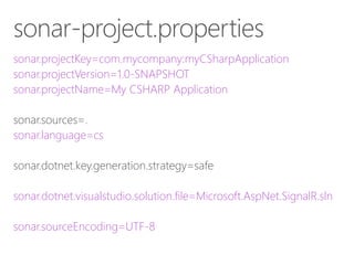 sonar.projectKey=com.mycompany:myCSharpApplication
sonar.projectVersion=1.0-SNAPSHOT
sonar.projectName=My CSHARP Application

sonar.language=cs

sonar.dotnet.visualstudio.solution.file=Microsoft.AspNet.SignalR.sln
sonar.sourceEncoding=UTF-8

 