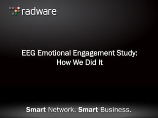 EEG Emotional Engagement Study:
How We Did It
 