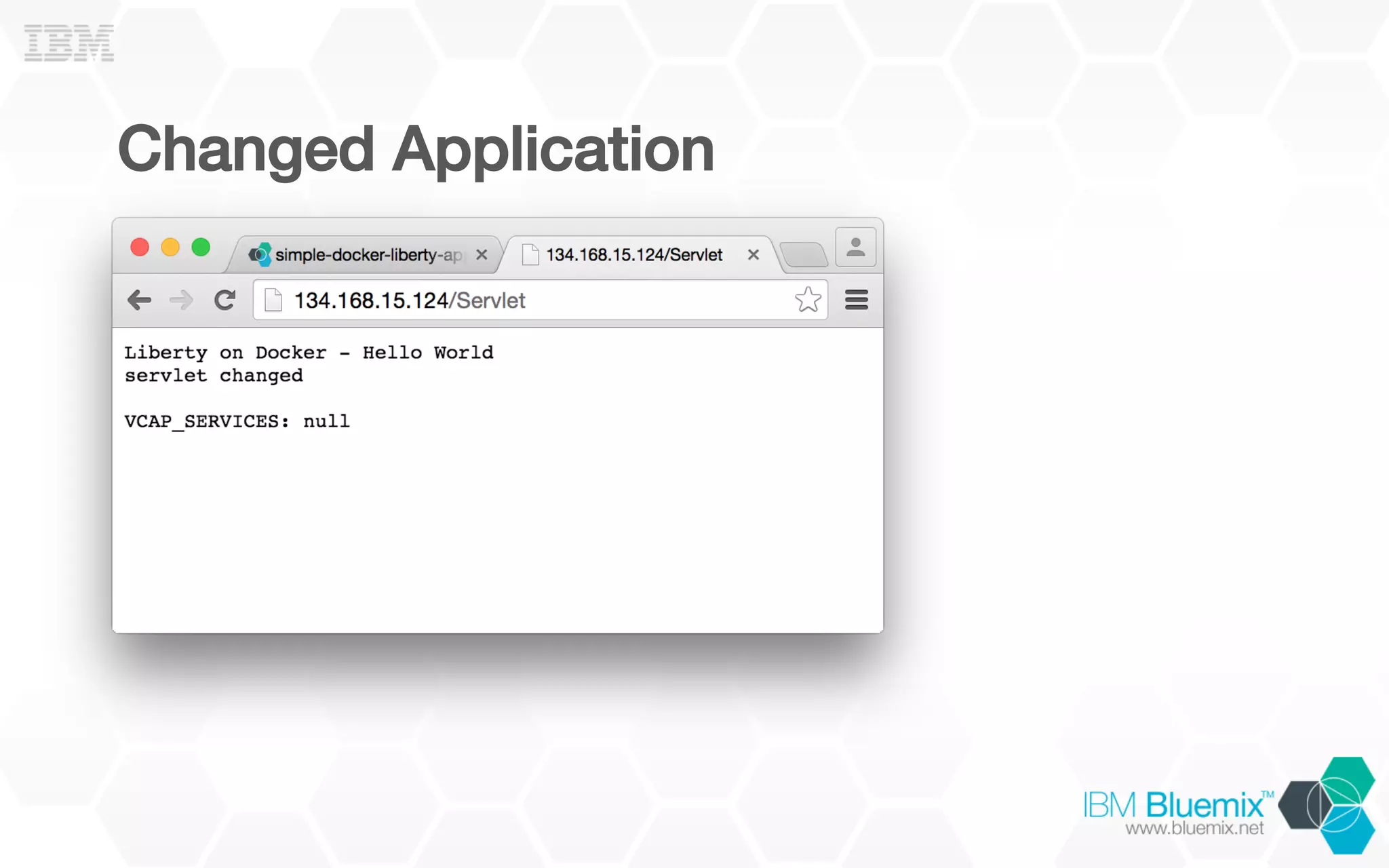 Changed Application!
 