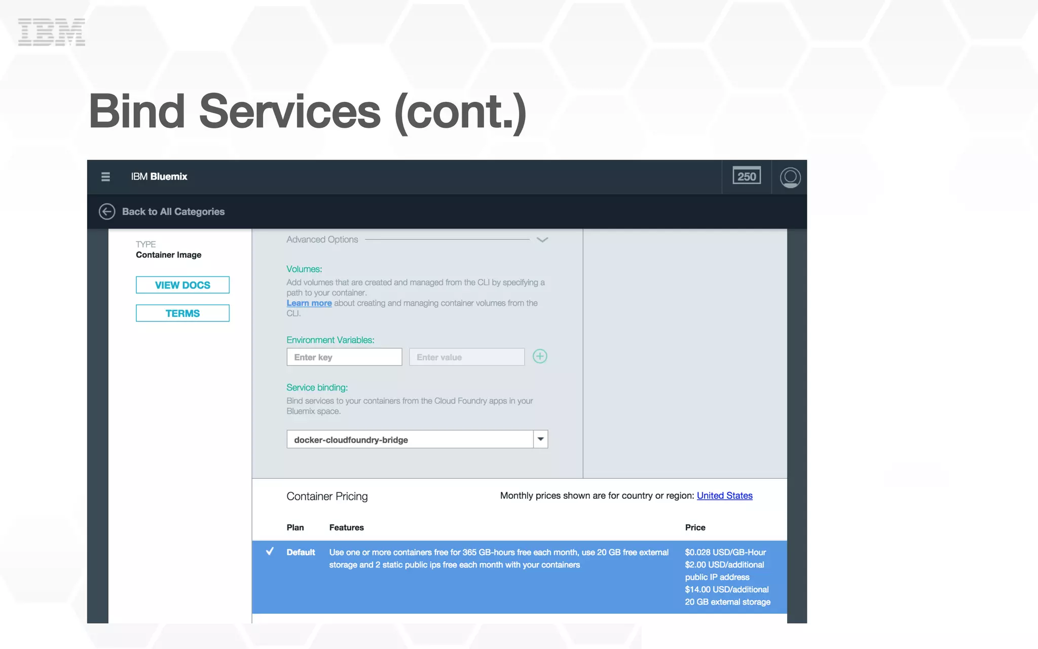 Bind Services (cont.)!
 