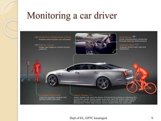 Monitoring a car driver
Dept of EL, GPTC kasaragod 9
 