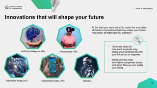 Trending Innovations In 21st century pptx | PPTX