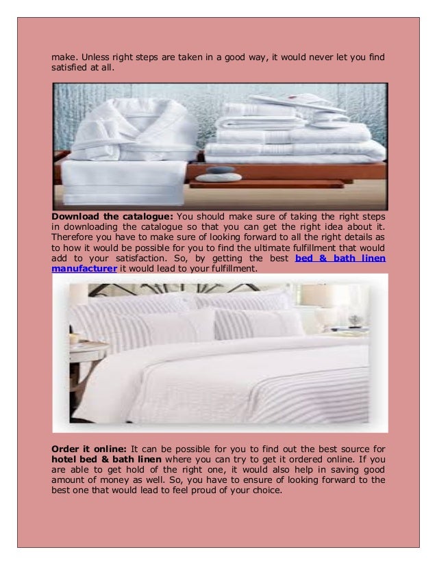 If you are able to find the ultimate hotel linen supplier from Coimbatore