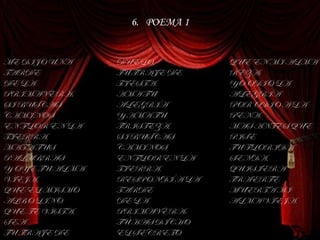 6.  POEMA 1 