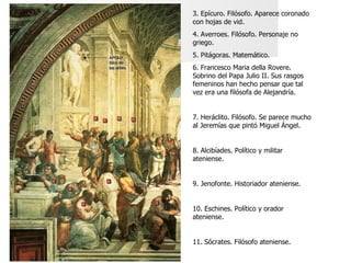 La misa de Bólsena. 1512. Fresco. Base: 660 cm. Estancia de Heliodoro.
Palacios Vaticanos. Roma. Italia.
 