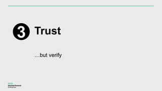 Trust3
…but verify
 