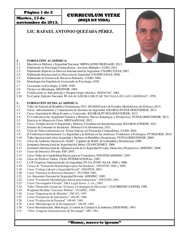 curriculum vitae del licrafael antonio quezada perez ma 1 638