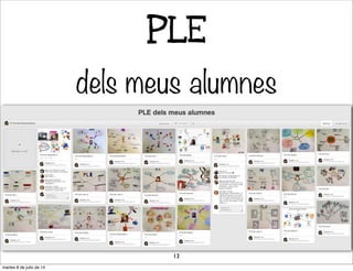 PLE
dels meus alumnes
13
martes 8 de julio de 14
 