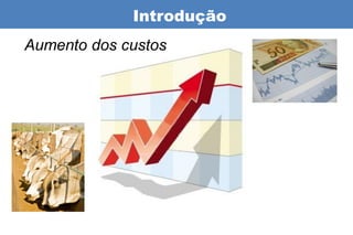 Introdução
Aumento dos custos
 