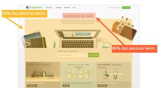 20% das pessoas leem.

80% das pessoas leem.

 