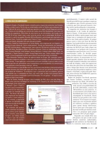 Na dúvida, fique com os dois. Google x Facebook - Revista Proxxima Abr 2011