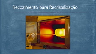 Recozimento para Recristalização
 