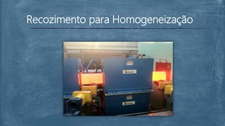 Recozimento para Homogeneização
 