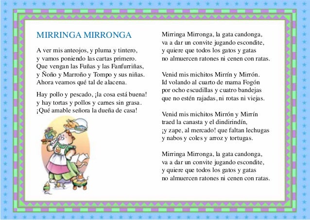 Rafael pombo poemas cuentos cantados