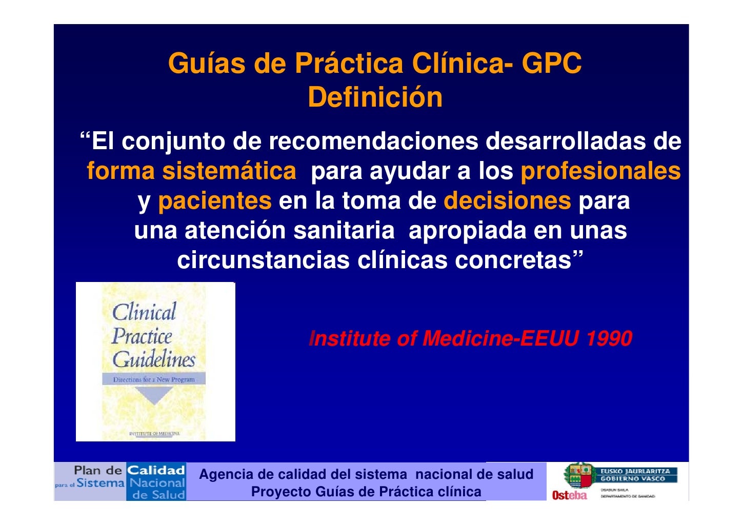 Guía de Práctica Clínica sobre Cuidados Paliativos