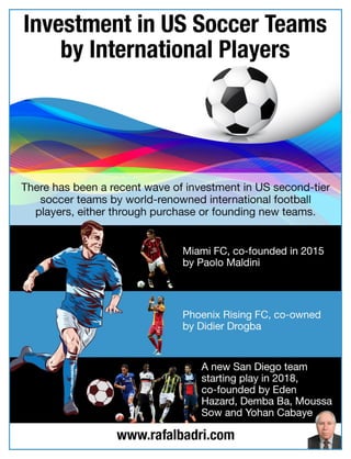 Rafal Badri - Investment in US Soccer Teams by International Players 