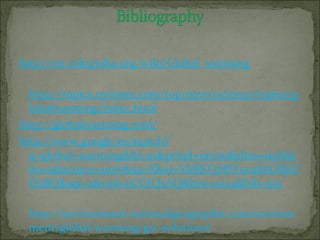 http://en.wikipedia.org/wiki/Global_warming

  http://topics.nytimes.com/top/news/science/topics/g
  lobalwarming/index.html
http://globalwarming.com/
http://www.google.es/search?
  q=global+warming&hl=es&prmd=imvns&tbm=isch&t
  bo=u&source=univ&sa=X&ei=VkBST5HFFora8AOhkY
  DxBQ&sqi=2&ved=0CGIQsAQ&biw=1024&bih=515

 http://environment.nationalgeographic.com/environ
 ment/global-warming/gw-solutions/
 