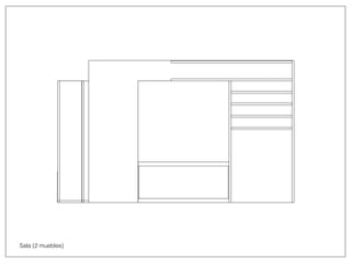 Sala (2 muebles)
 