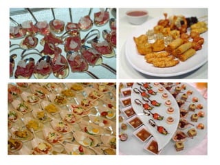 Raffinate Presentazioni Di Antipasti Appetizers Hors D Oeuvres Entrees