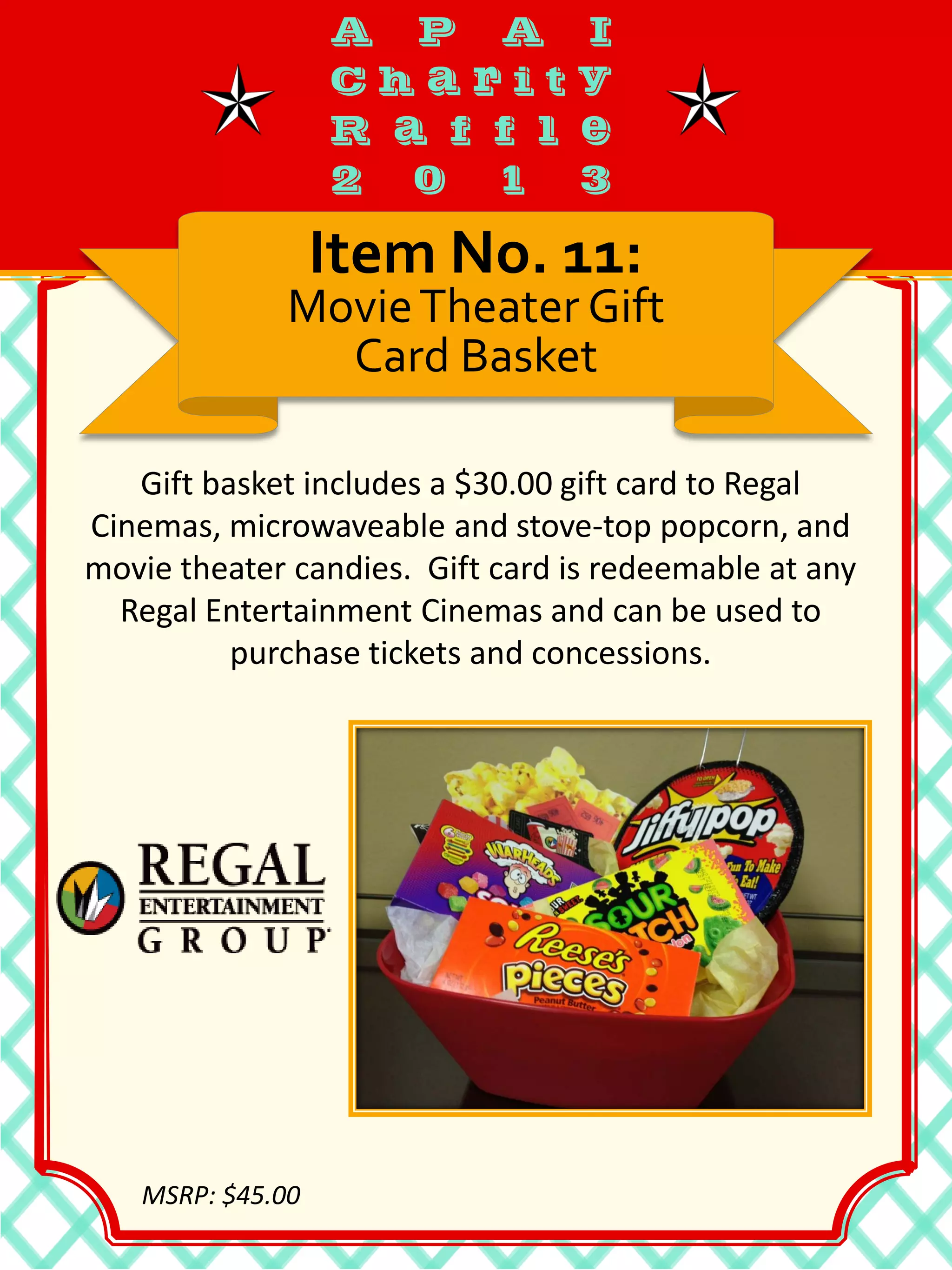 Raffle slideshow