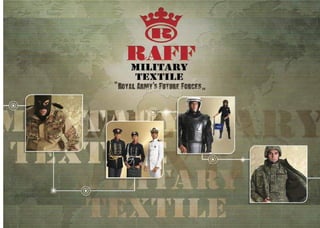 Raff military textile 2017 catalogue